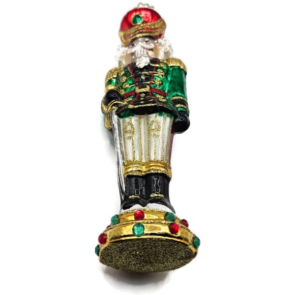 Christopher Radko Attention Tall Nutcracker Soldier Christmas Tree Ornament - Picture 13 of 14